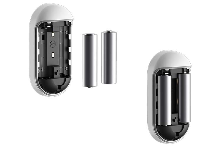 Strom bezieht Arlo Audio Doorbell aus zwei AA-Batterien, weshalb sie kabellos installiert werden kann