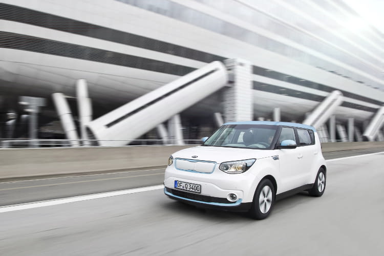 L'auto elettrica Kia Soul EV è dinamica in ogni situazione.