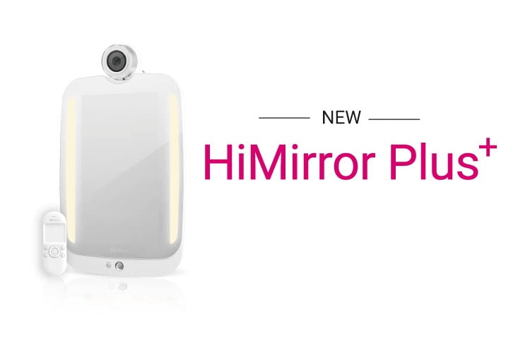 Der HiMirror Plus+ kann Tipps zur Hautpflege geben