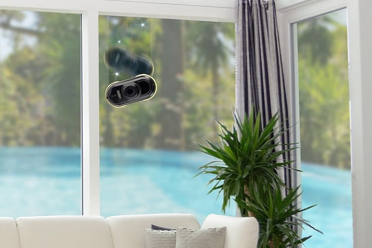 Der Fensterputzroboter PR 127 V4 ist auch für sehr große Glasflächen geeignet