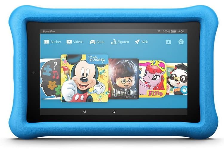 Perfekt abgestimmt: Fire Kids Edition Tablet mit Amazon Kids+ Nutzeroberfläche für Kinder