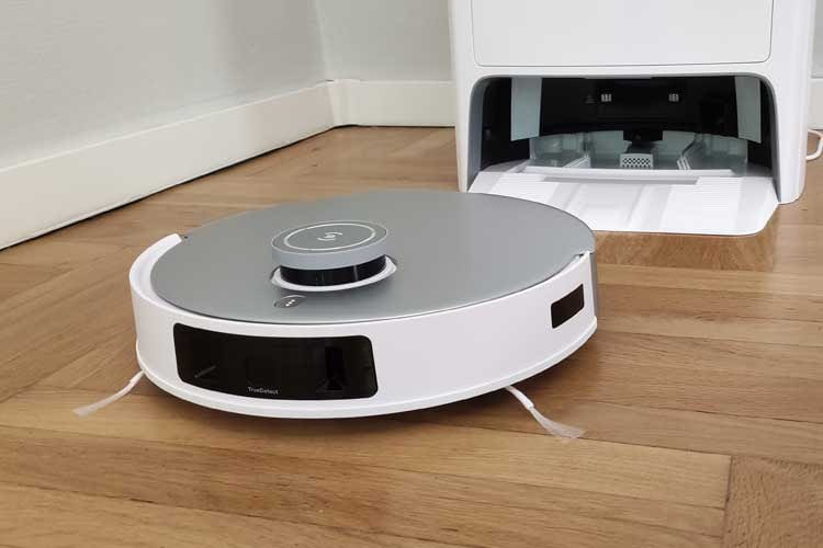 Zur Orientierung nutzt ECOVACS DEEBOT T20 OMNI einen Laser und die herstellereigene TrueDetect 3D 3.0 Technologie