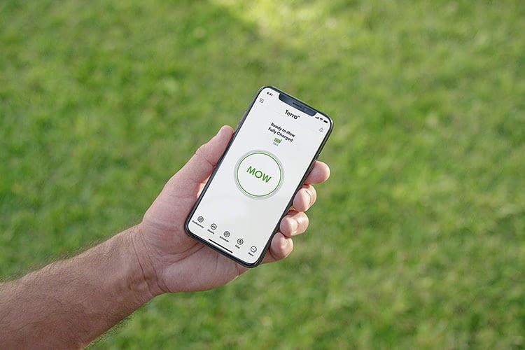 Die Erstellung des Mähplans sowie die manuelle Steuerung von iRobot Terra erfolgt in der iRobot HOME App