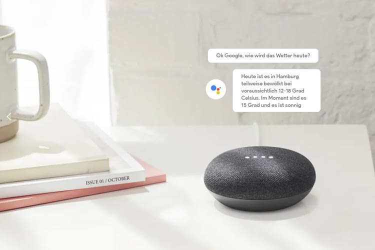 Ähnlich wie Amazons Alexa, beantwortet auch Google Assistant Fragen