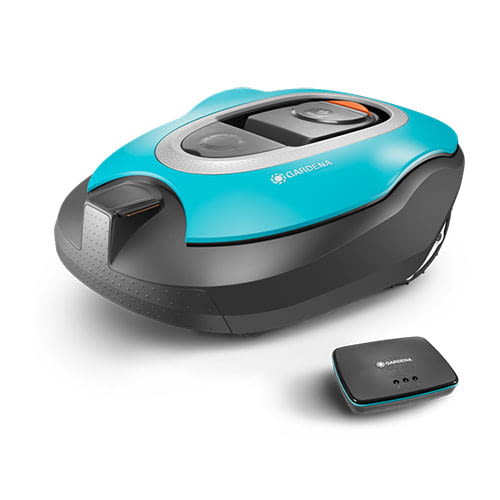 Lo smart SILENO Set GARDENA è dotato di smart Gateway GARDENA, tramite il quale il robot comunica con l'app per smartphone.