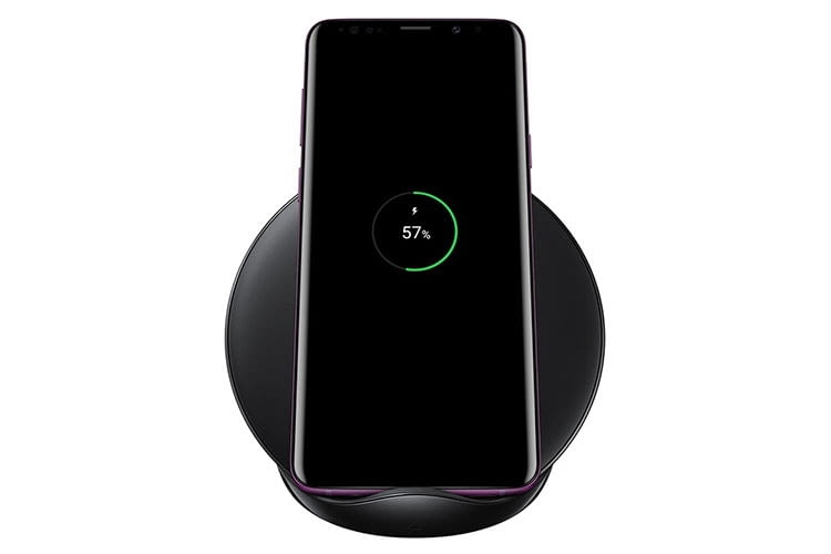 Auch kabelloses Akku-Laden ist mit Samsung Galaxy S9 möglich