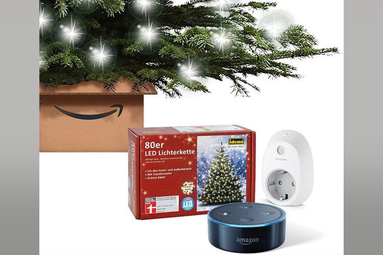 So sah das erste deutsche Alexa Weihnachtsbaum-Set von Amazon aus