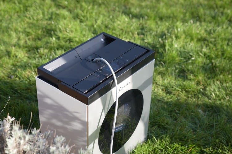 Quadratisch und praktisch: Die mobilen Stationen k&ouml;nnen &uuml;berall aufgestellt werden.