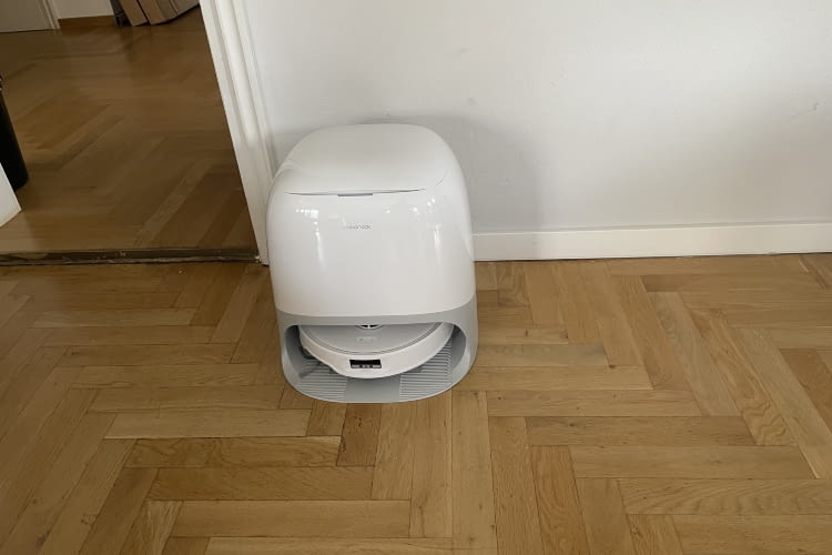 Der Roborock fand die Station ohne Probleme