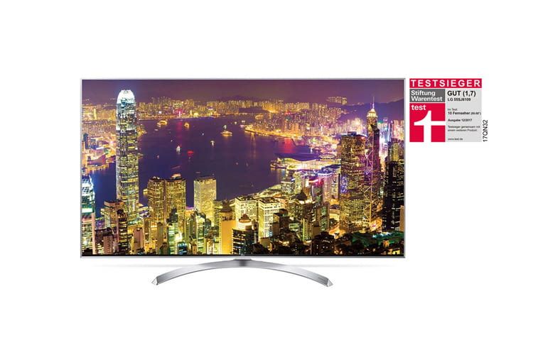 Einige Smart TVs von LG (hier der 55SJ8109 55’’ LG SUPER UHD TV) sind sogar preisgekrönt