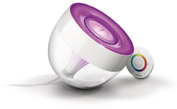 Bild der Philips Living Colors Iris LED-Tischleuchte