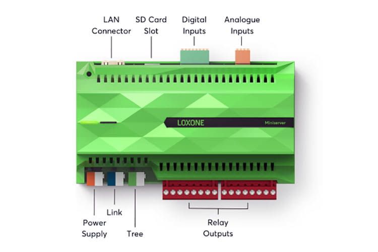 Das Gehirn des Loxone Smart Homes ist der Loxone Miniserver