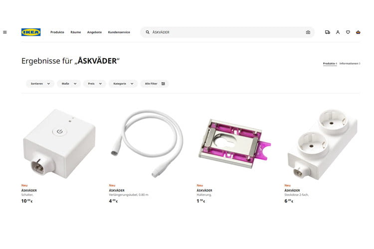 Here you can see the new ÅSKVÄDER products