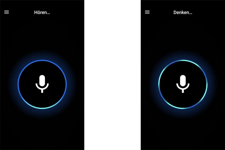 Die Reverb App aktiviert Alexa durch Drücken des Buttons statt mit dem Aktivierungswort