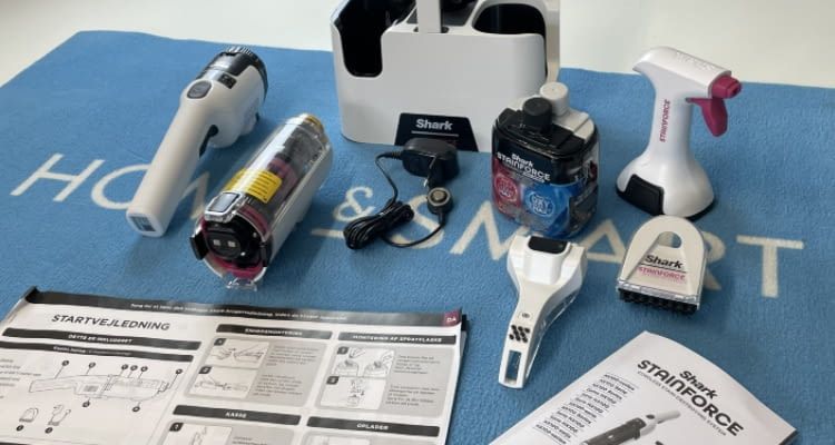 Der Lieferumfang des Shark StainForce war angemessen