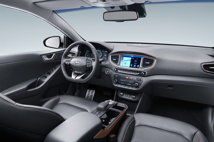 Hyundai IONIQ Elektro - auch im Innenraum gut verarbeitet