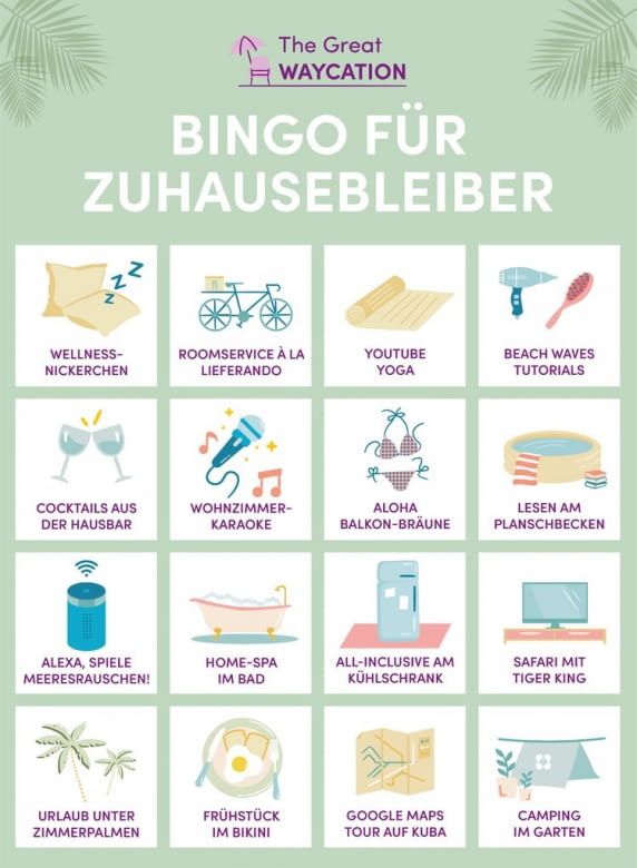 Bingo für Zuhausebleiber