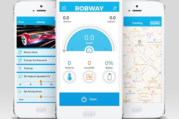Robway W2 kann sogar per App überwacht werden