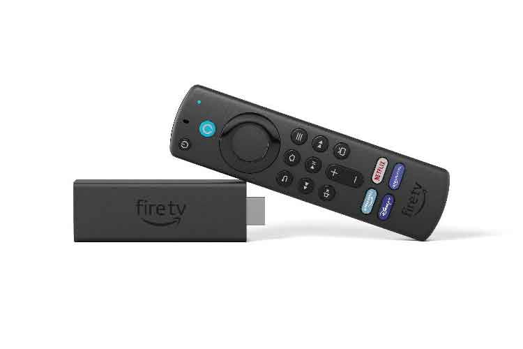 Der Amazon Fire TV Stick Max mit Wi-Fi 6 Unterstützung (li.) ist gerade einmal knapp 10 cm lang