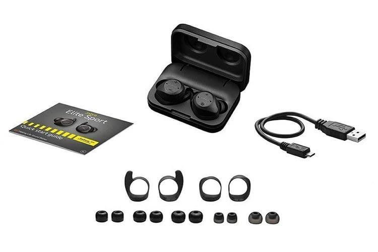 Jabra Elite Sport True Wireless-Kopfhörer komt mit umfangreichen Zubehör