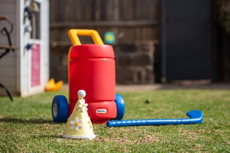 Spielzeug kann Mähroboter vor große Herausforderungen stellen