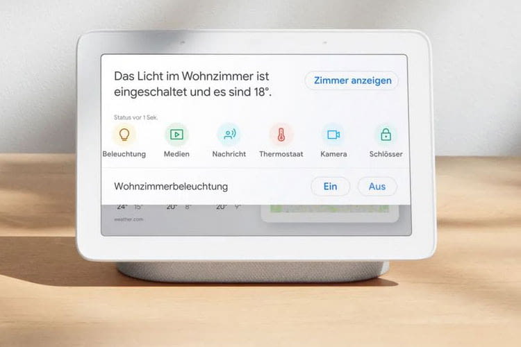 Mit einem Google Nest Hub haben Nutzer immer volle Kontrolle über ihr Smart Home