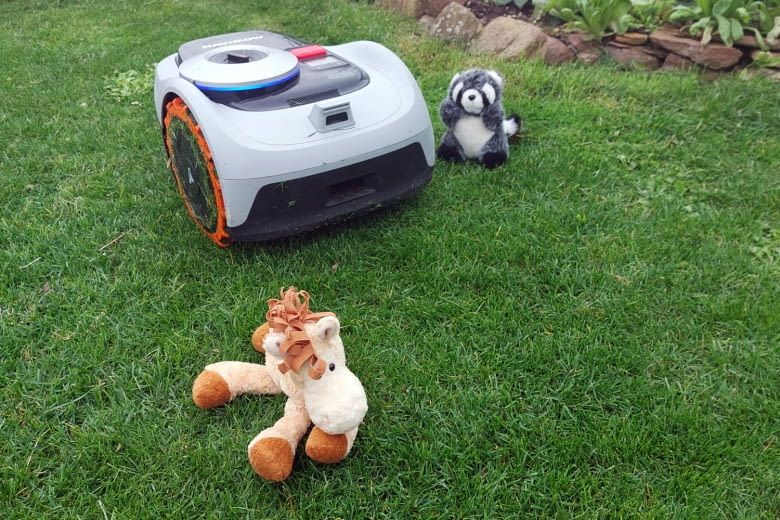 Wir nutzen für unsere Sicherheitstests Tennisbälle, Verkehrshütchen und Plüschtiere