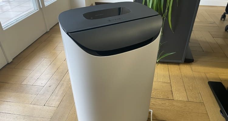 Der Meaco DD8L Pro kommt mir dem typischen Meaco-Design