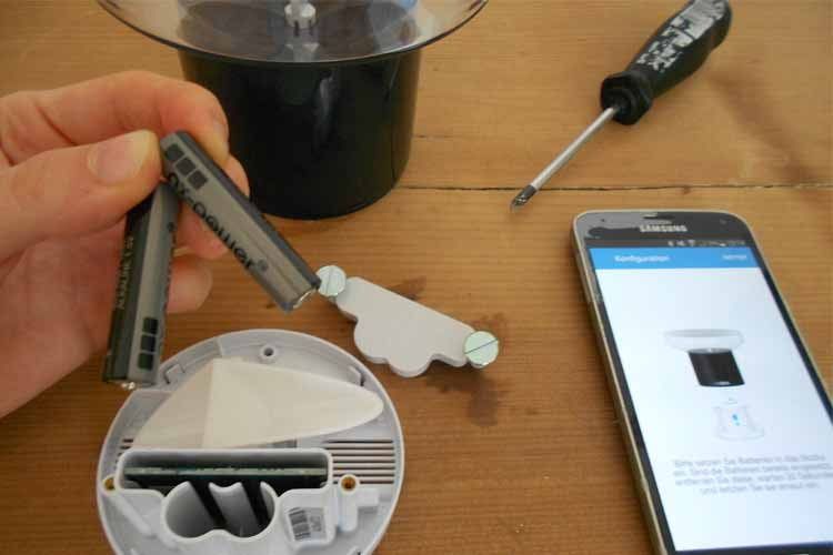Il pluviometro si integra rapidamente con l'app Netatmo