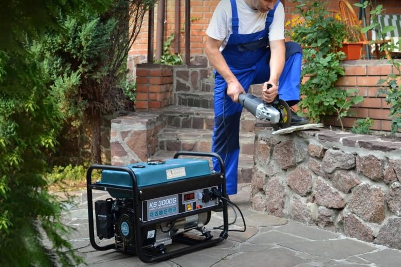 Sogar leistungsstarke Werkzeuge lassen sich durch einen Generator betreiben