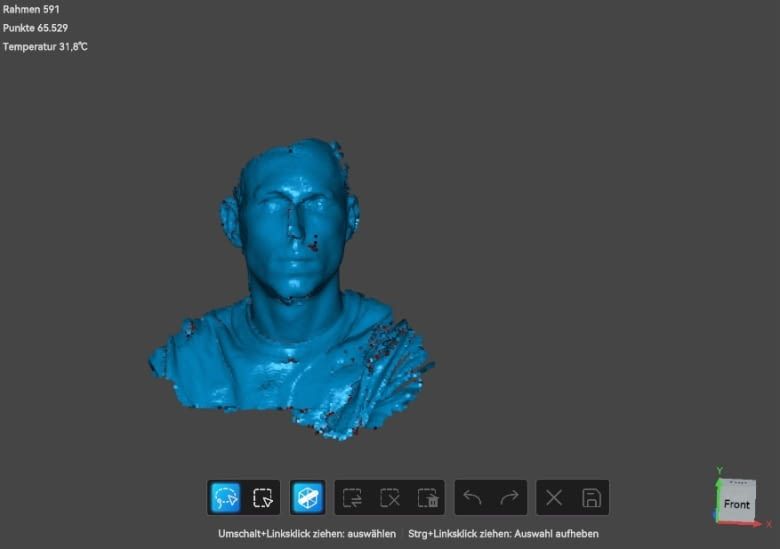 Sermoon S1 Gesichtsscan