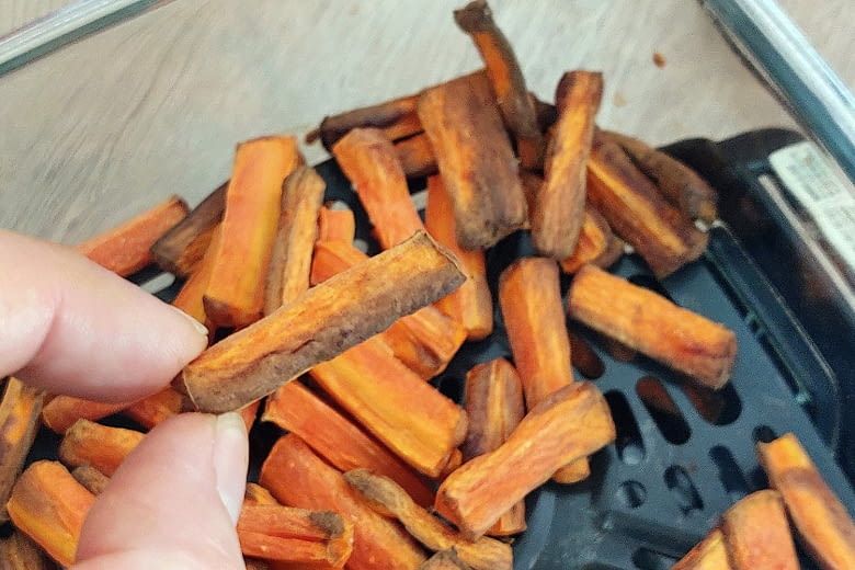 Die Karottenspalten konnten uns leider gar nicht überzeugen