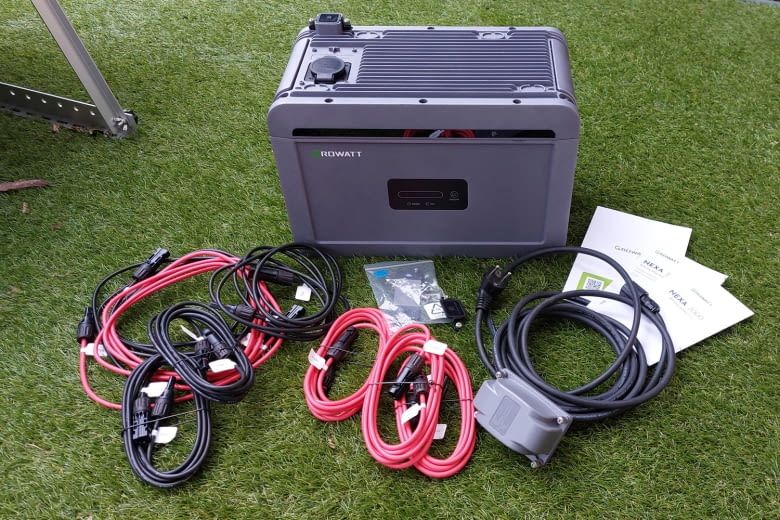 Diese Komponenten waren bei unserem Test-Ger&auml;t im Lieferumfang enthalten