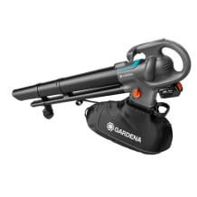 Kraftvoller Akku-Laubsauger mit robustem Metallrotor, 1-Finger-Steuerung und 360-Grad-Rad für einfache Handhabung.