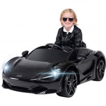 90 Watt Elektroauto für Kinder. Inkl. Original McLaren-Lizenz, Brems-Not-Stop-Automatik, Sicheheitsgurt und Rückwärtsgang.