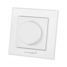Homematic Smart Home Drehtaster mit Dimmfunktion zur intelligenten Lichtsteuerung.