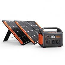 Mobiler Stromspeicher mit 1002Wh/1000W, Universal-Steckdose, 2 faltbaren Solarpannels und MPPT-Technologie.