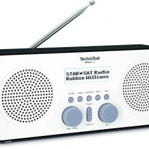 Tragbares DAB Radio mit Stereo Lautsprecher, Kopfhöreranschluss, Aux-In, zweizeiligem Display und Tastensteuerung