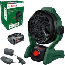 Akkuventilator mit 5-25h Laufzeit, passend mit 18V-Akkus von Bosch mit starkem Luftstrom