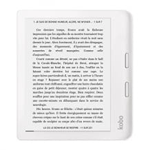 Wasserdichter 7-Zoll-Touchscreen e-Reader mit anpassbarer Helligkeit und Farbtemperatur, Blaulichtreduzierung und 32GB Speicher.