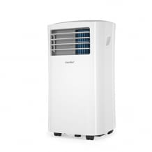 Diese mobile Klimaanlage mit Abluftschlauch kühlt und entfeuchtet Räume von bis zu 33 qm dank 9000 BTU