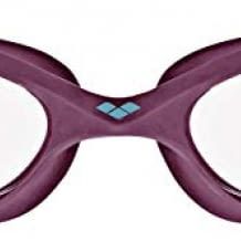 Bequeme Schwimmbrille mit universeller Dichtung und antibeschlagbeschichteten Gläsern mit UV-Schutz.