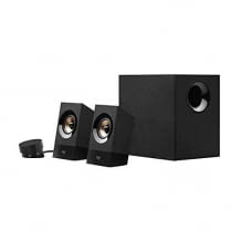 Lautsprechersystem mit starken Sound und 120 Watt Spitzenleistung. Inkl. Subwoofer.