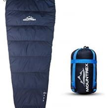 Outdoor Schlafsack mit einem Komfortbereich von 10°C. Ultraleicht, mit großer Liegefläche und wärmeisolierenden Zwei-Wege-Reißverschlüsse. Koppelbar zu einem Doppelschlafsack.