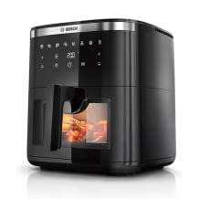 Airfryer mit 7,2 L Fassungsvermögen, 7 voreingestellten Programmen und beleuchtetem Sichtfenster