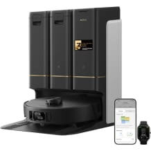 Saugroboter mit 19.000 Pascal Saugkraft, vollumf&auml;nglicher Reinigungsstation mit Reinigungsmitteldosierung, MOVAhome App