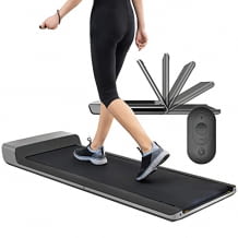 Klappbares Office Laufband mit bis zu 6 km/h Geschwindigkeit, Speedcontrol & Maximalgewicht von 100 kg.