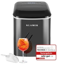 Eiswürfelbereiter mit 2,1 Liter Kapazität, Timer, Zeitvorwahl Selbstreinigung, 15 kg/Tag