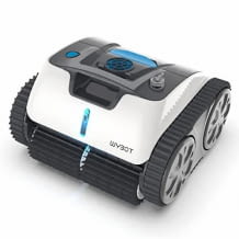 Robot da piscina a batteria per pavimenti e pareti fino alla linea di galleggiamento, navigazione intelligente, 110 minuti di pulizia, fino a 120 metri quadrati.