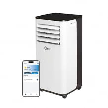 Condizionatore mobile controllato da app per ventilare e deumidificare fino a 25 metri quadrati di spazio